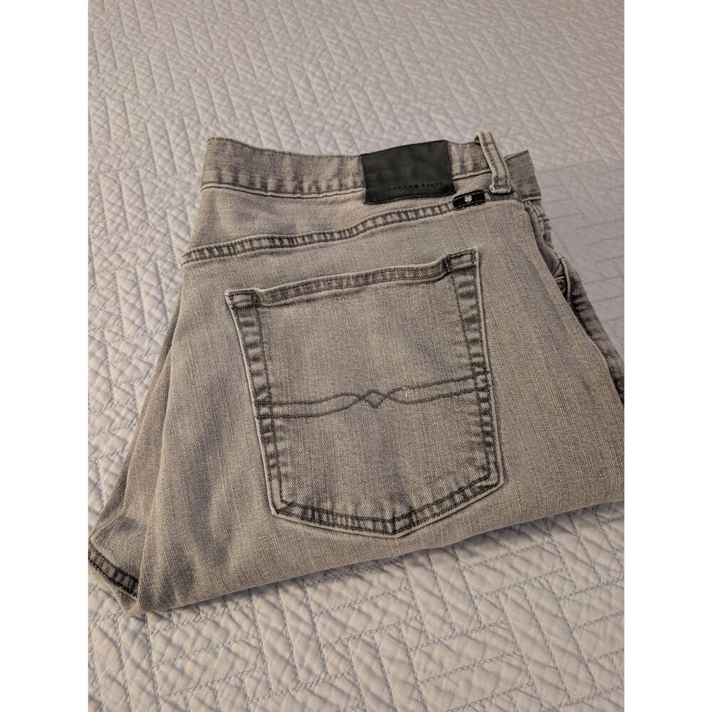 Lucky Brand Jeans Men's 40x32 Gray 221 Original Straight (0450)